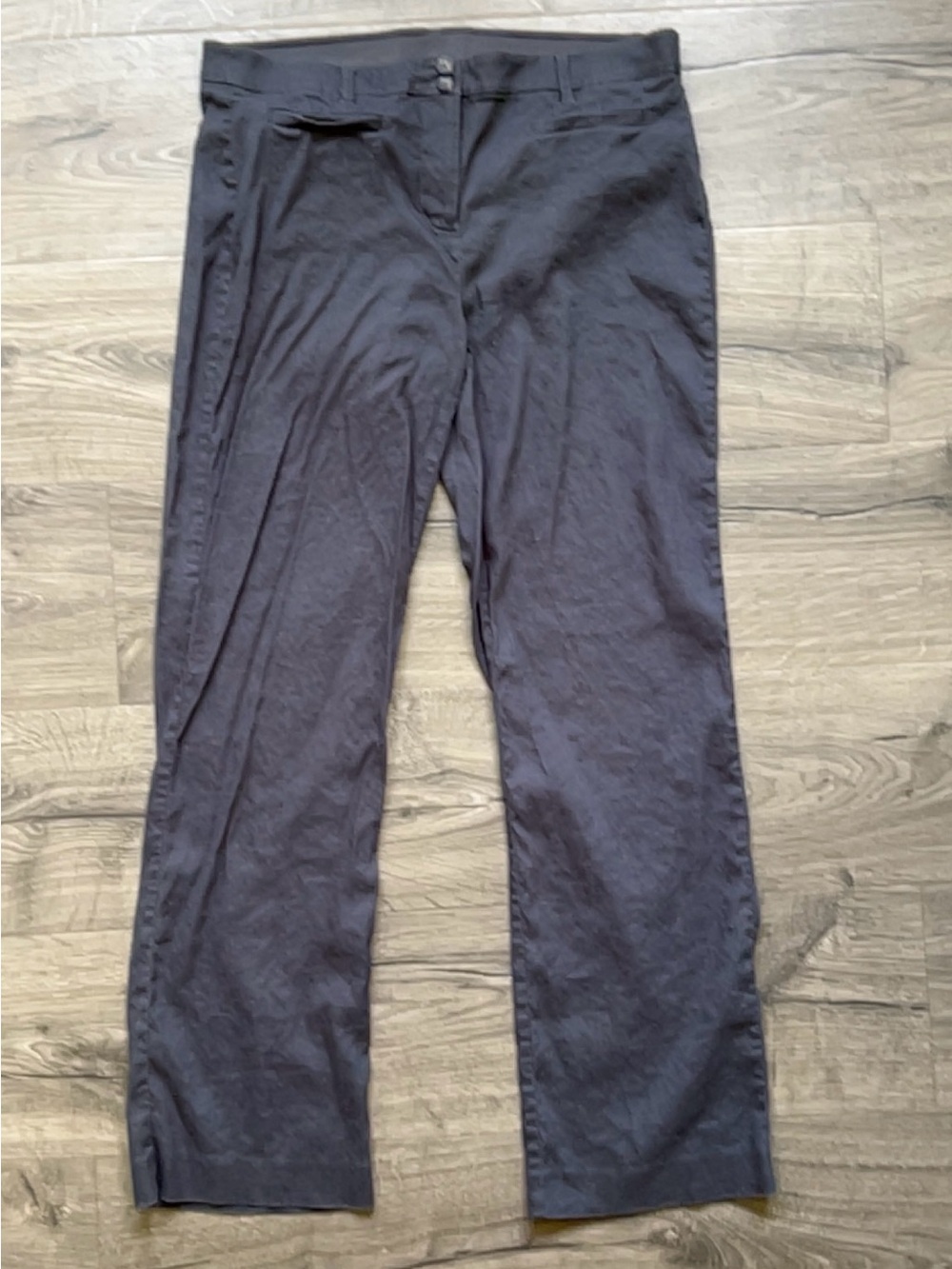 J. Jill Women’s Gray Linen Stretch Gray Pants